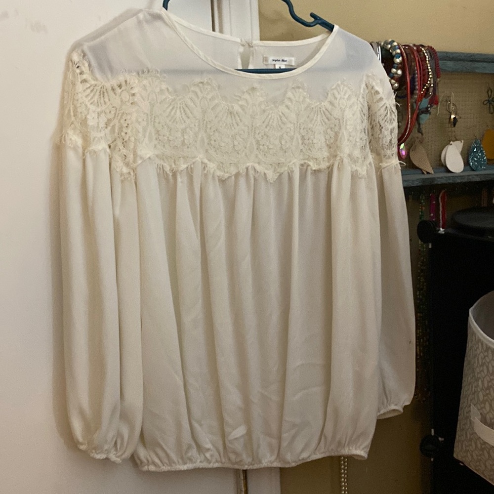 Sophie Max size small white blouse